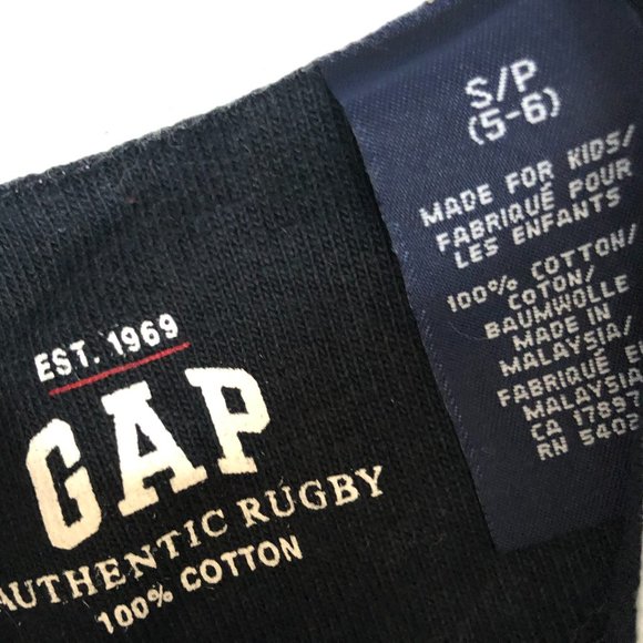 GAP Boy's Authentic Rugby T shirt - Picture 2 of 2